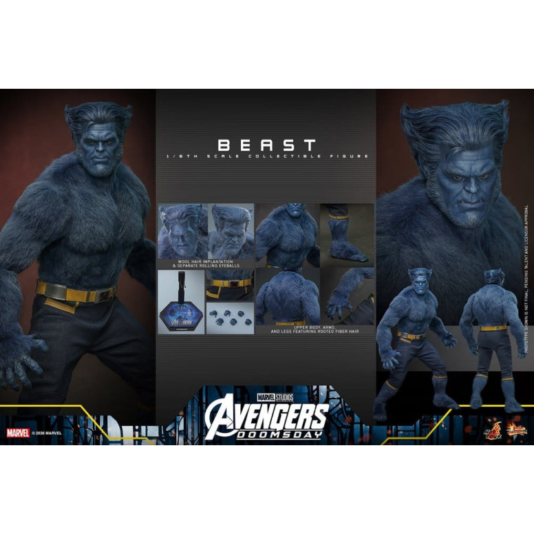 Hot Toys - Beast MMS o in scala 1/6 - Avengers: Doomsday