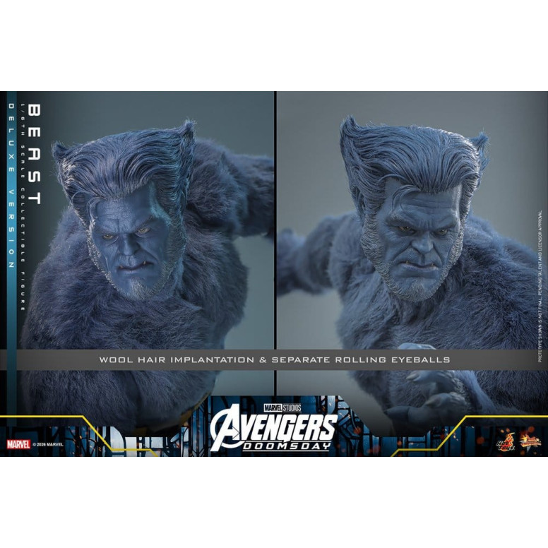Hot Toys - Beast Deluxe Version MMS o in scala 1/6 - Avengers: Doomsday