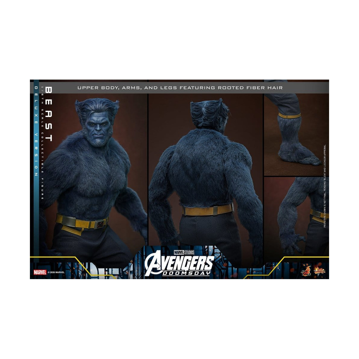 Hot Toys - Beast Deluxe Version MMS o in scala 1/6 - Avengers: Doomsday