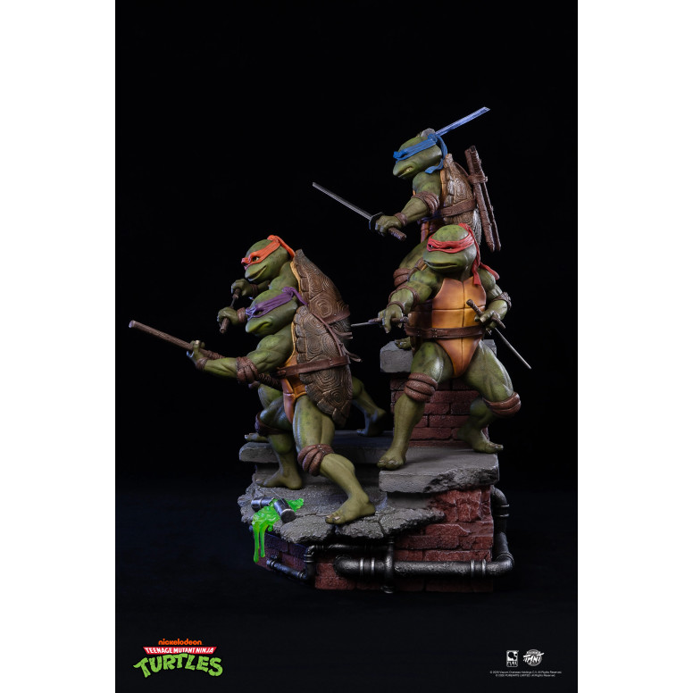 Pure Arts - Diorama cinematografico in scala 1/6 delle Tartarughe Ninja (1990)