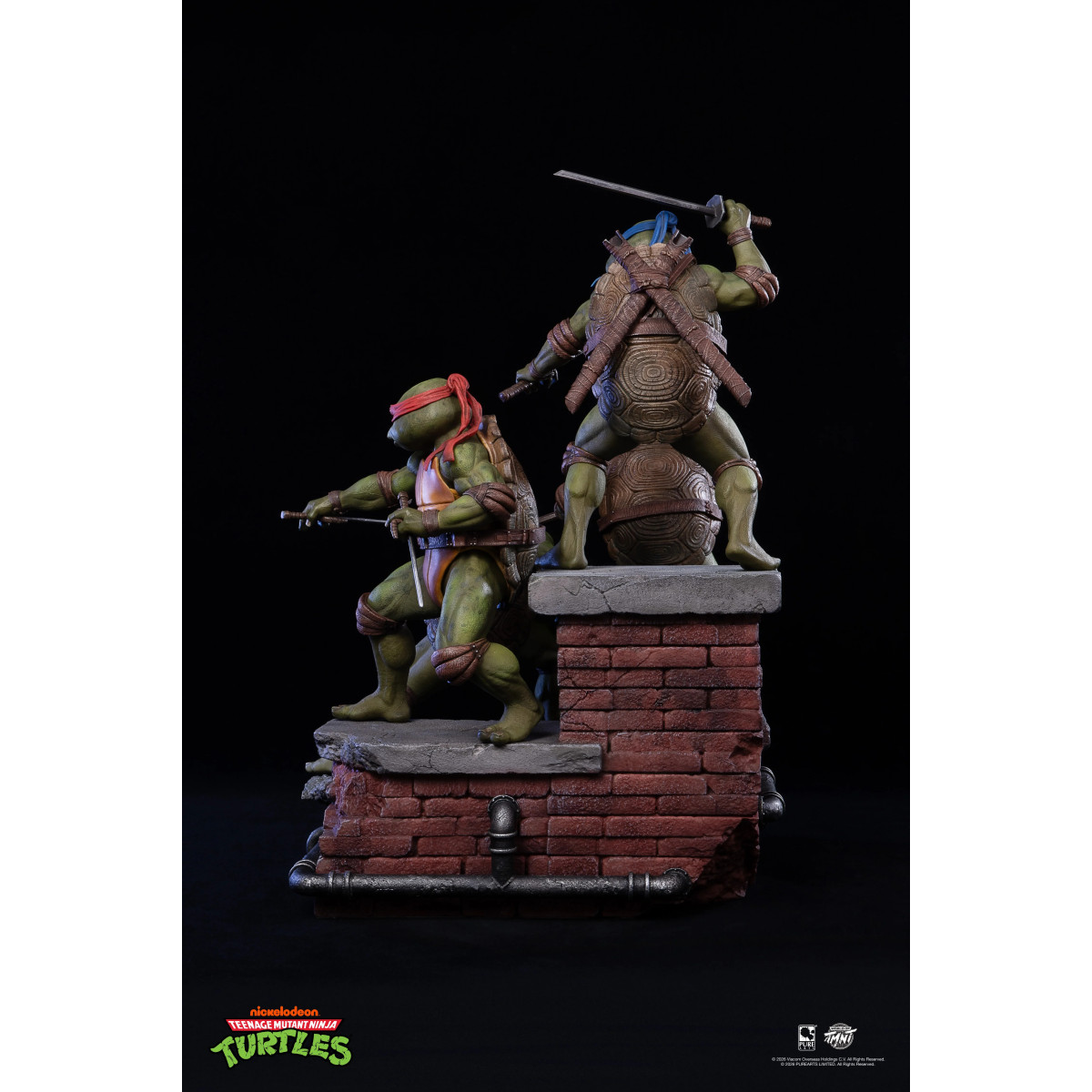 Pure Arts - Diorama cinematografico in scala 1/6 delle Tartarughe Ninja (1990)