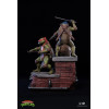 Pure Arts - Diorama cinematografico in scala 1/6 delle Tartarughe Ninja (1990)