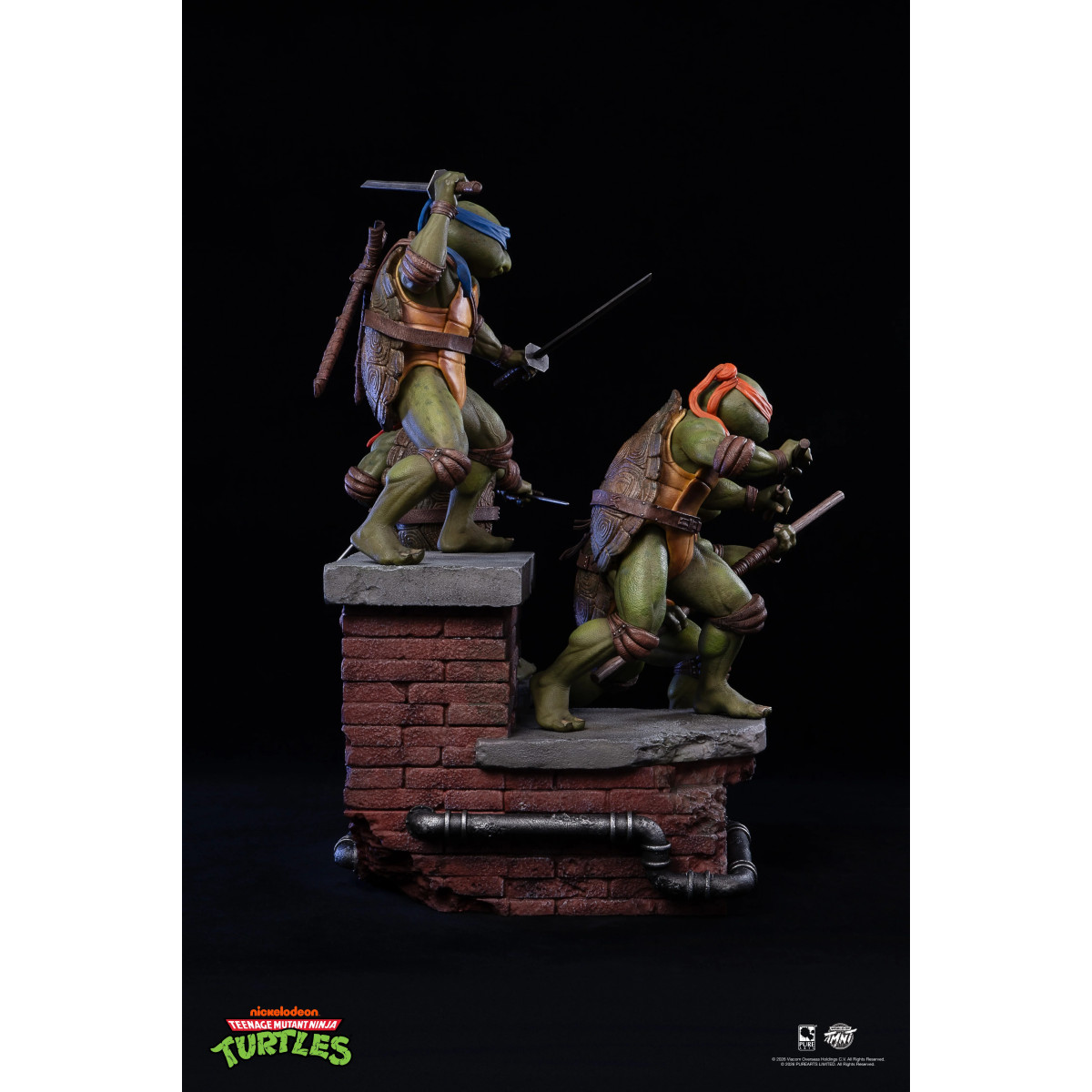 Pure Arts - Diorama cinematografico in scala 1/6 delle Tartarughe Ninja (1990)