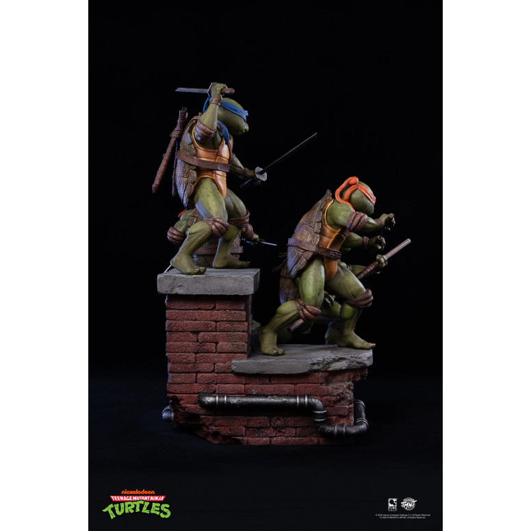 Pure Arts - Diorama cinematografico in scala 1/6 delle Tartarughe Ninja (1990)