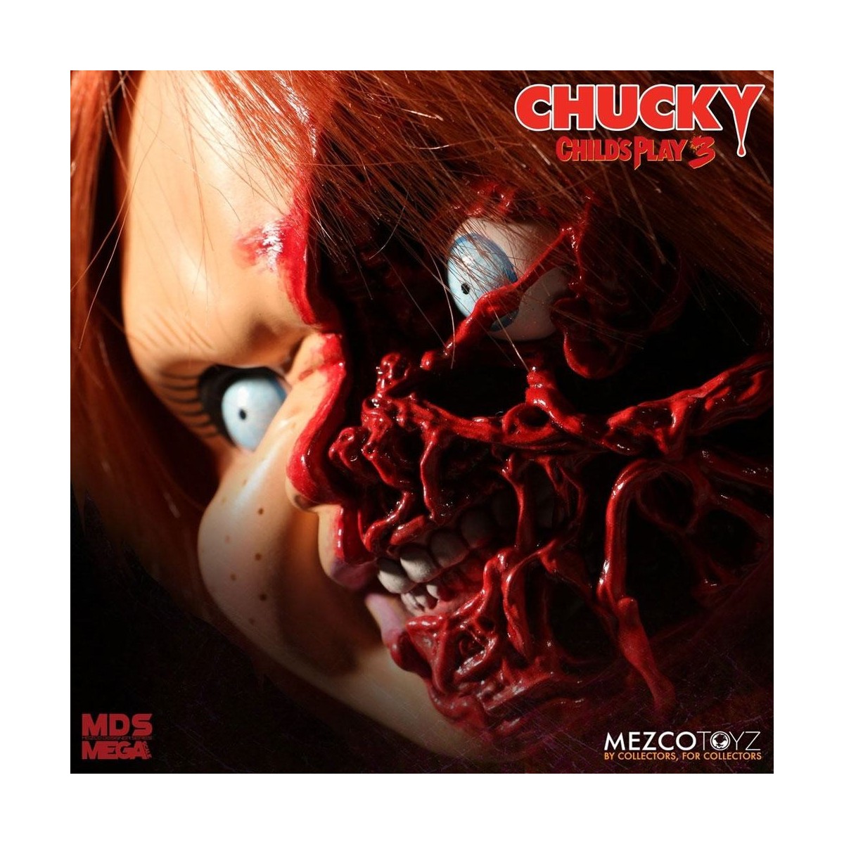 Mezco Figurine Mega Scale Chucky Damaged  - 38 cm