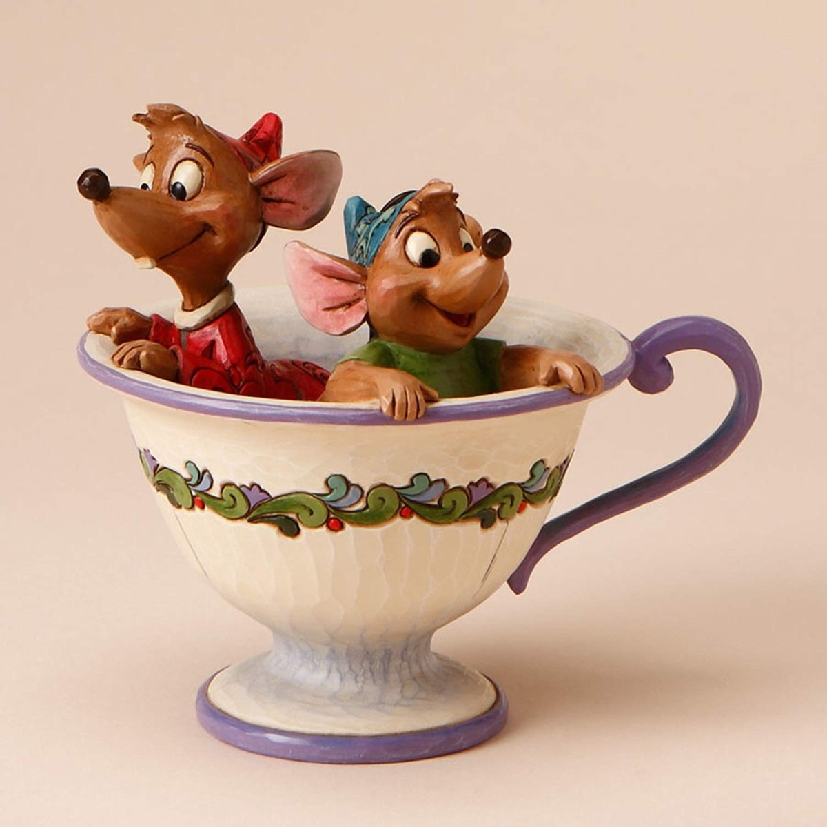 Enesco Disney Traditions Cendrillon Horloge Jaq et Gus