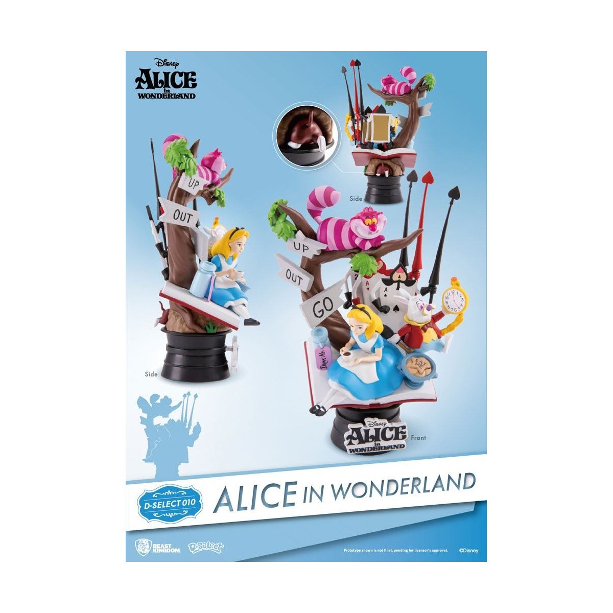 Enesco Disney Miss Mindy Alice on Mushroom
