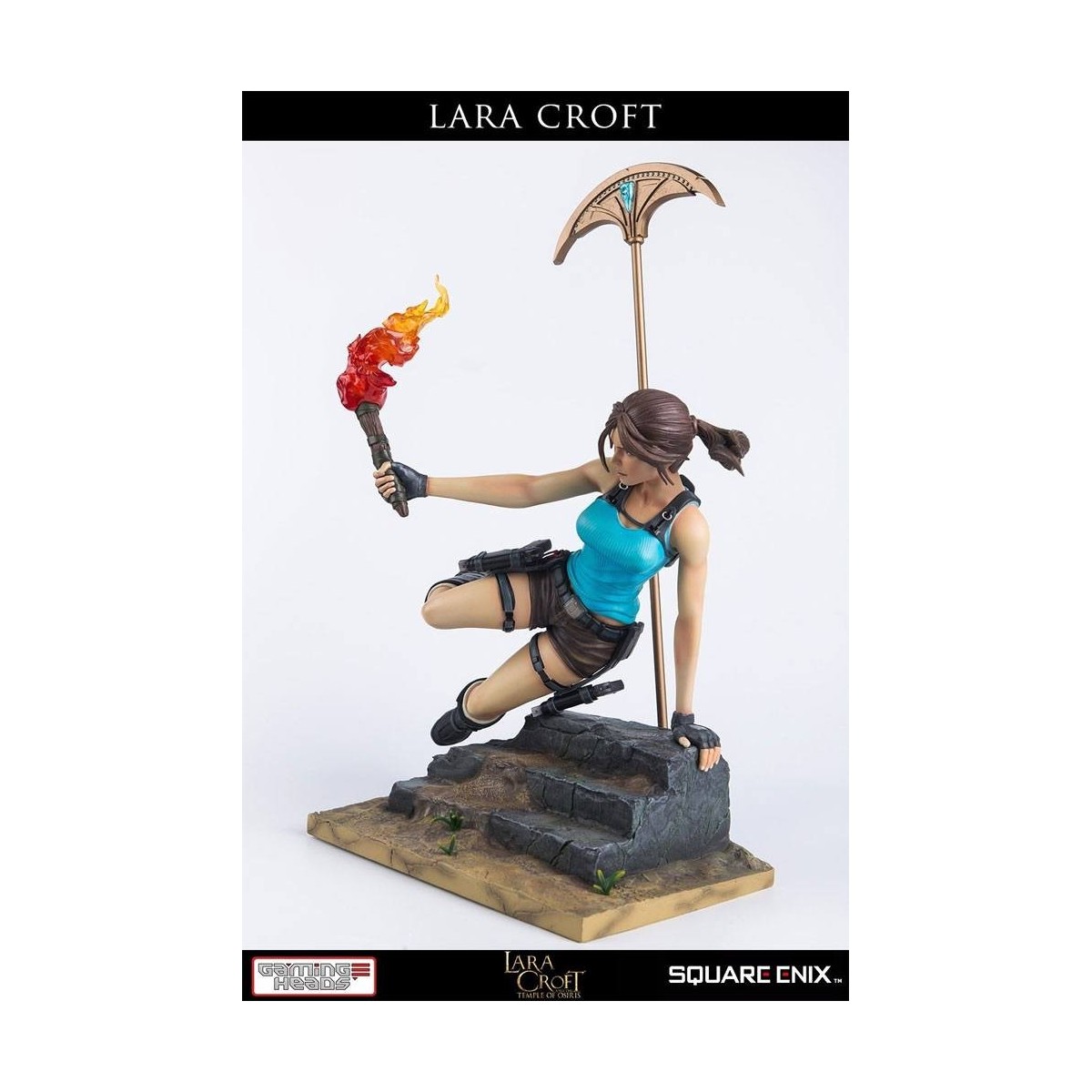 Gaming Head Statue Tomb Raider Temple of Osiris