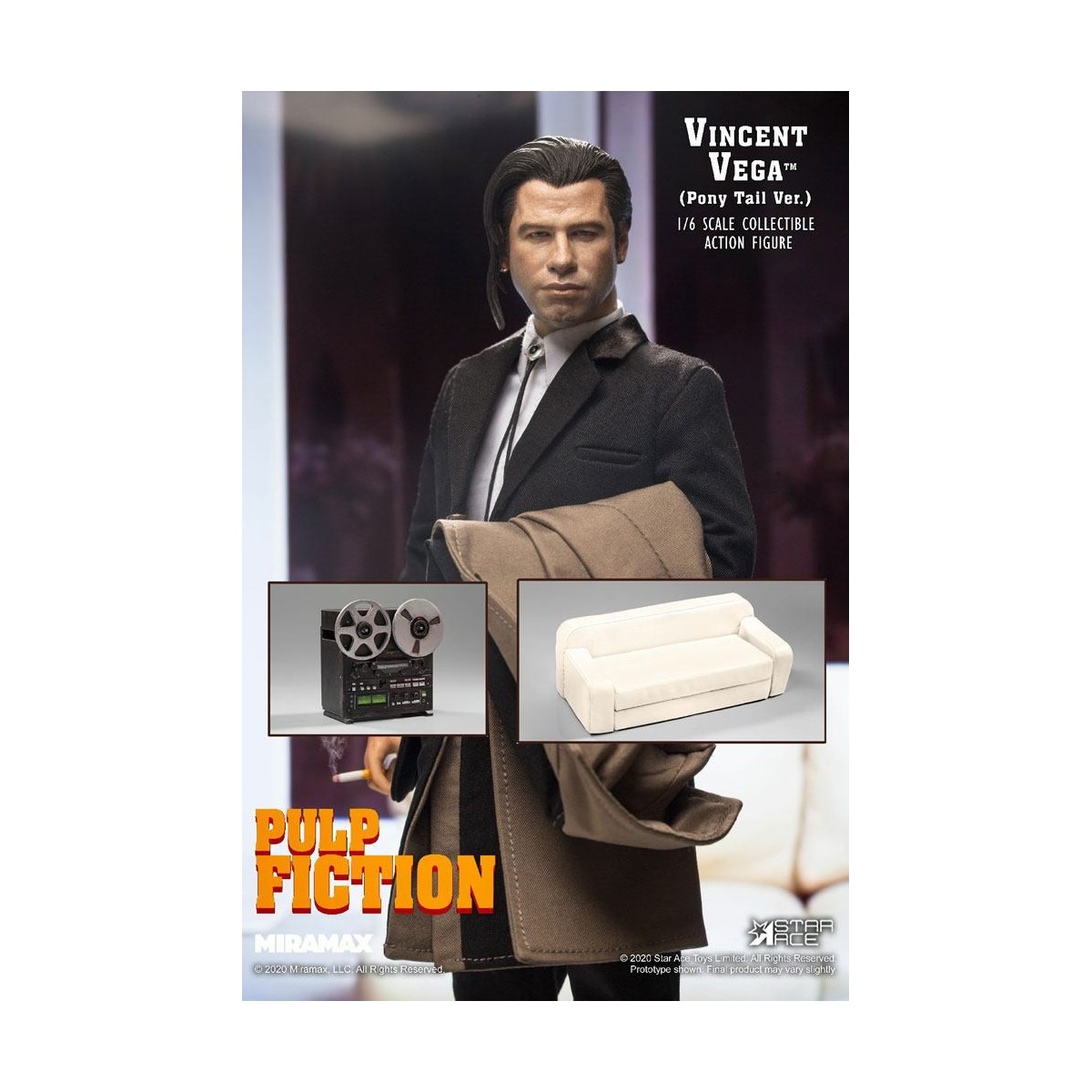 Pulp Fiction Jules Winnfield 32 cm figurine parlante