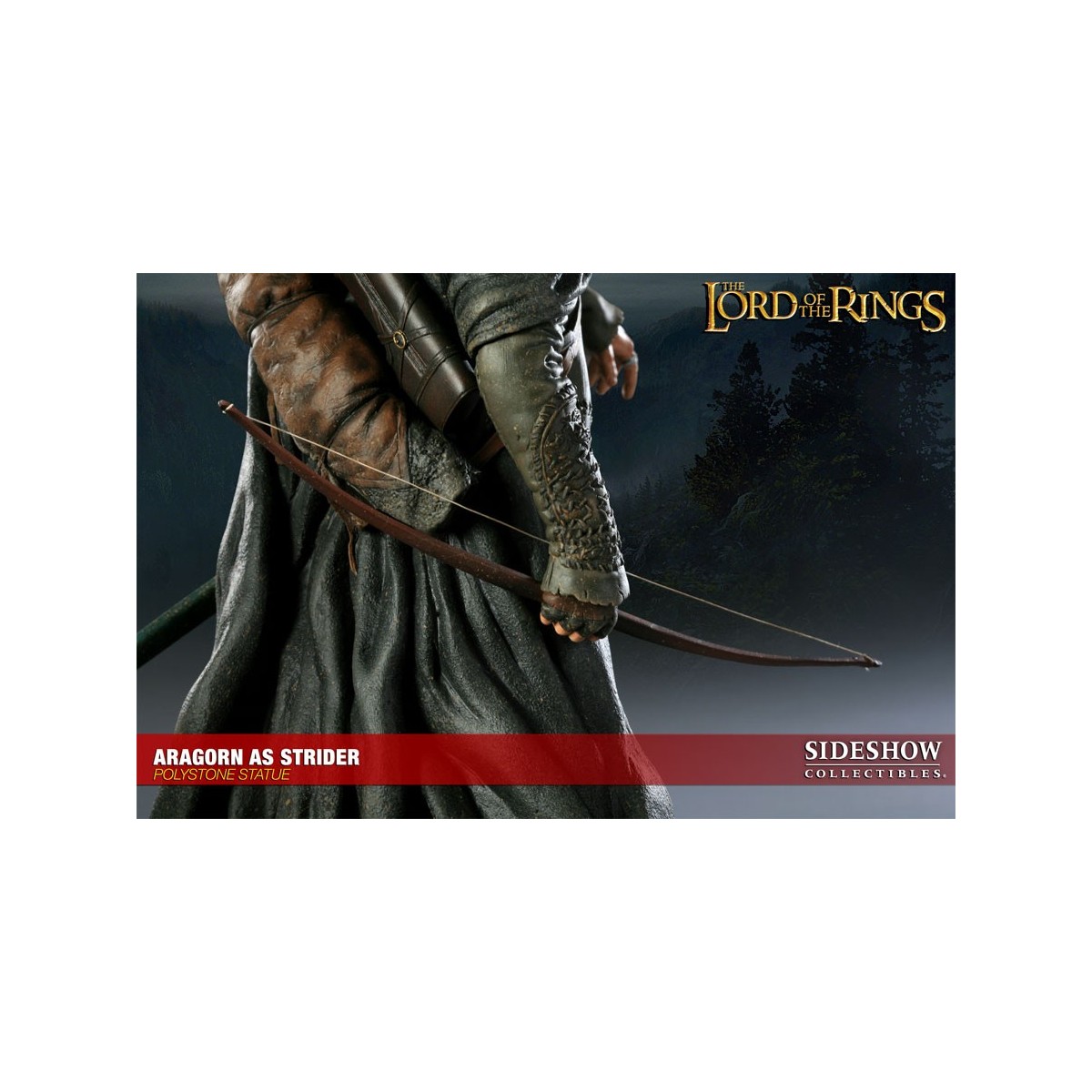 Sideshow Le Seigneur des Anneaux statue Aragorn as Strider 37 cm
