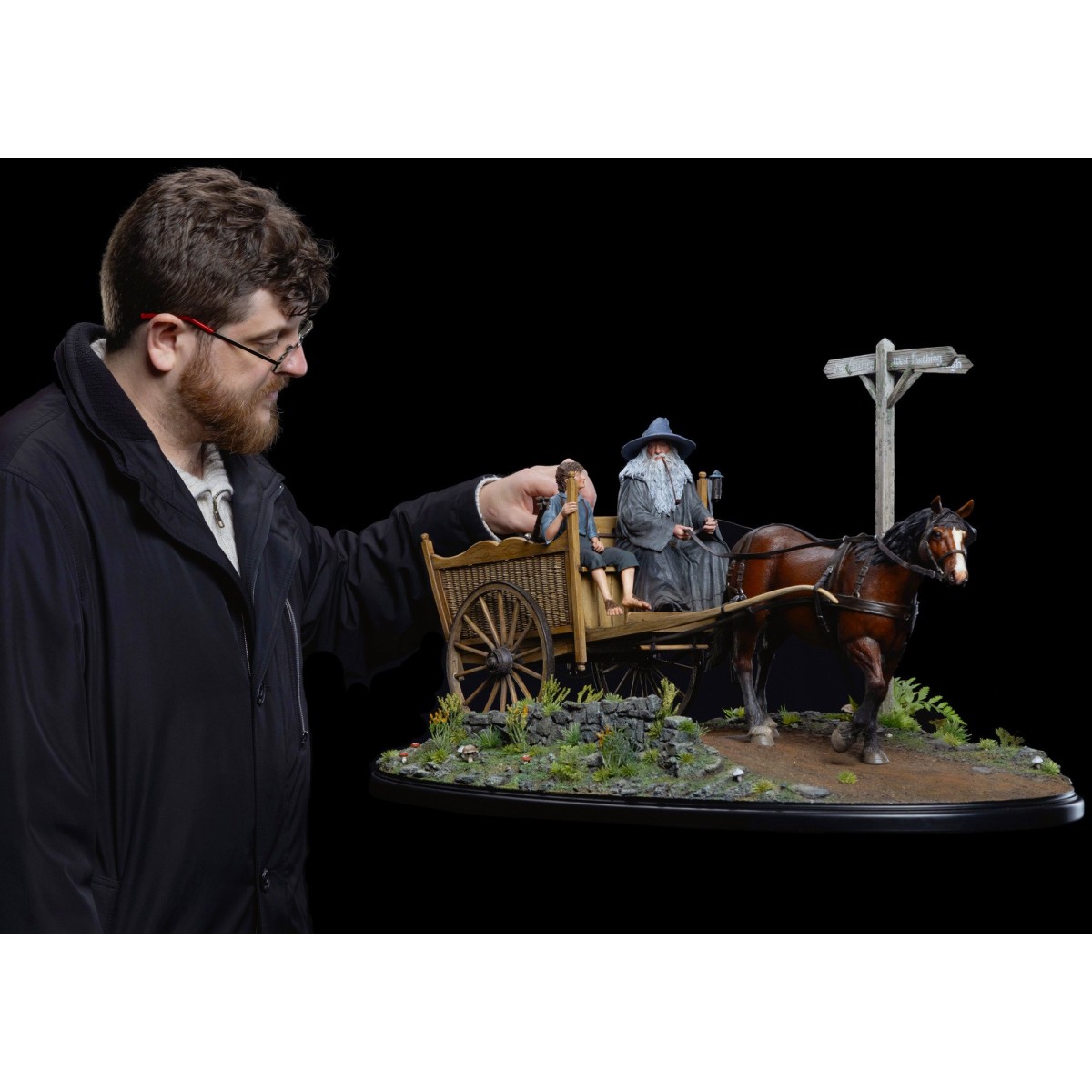 Weta Gandalf et Frodo Museum Masterline