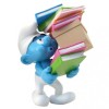 Collezionismo - Puffi - Puffo con una pila di libri