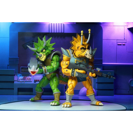 Neca - TMNT - Tartarughe Ninja - Pack Captain Zarax & Zork