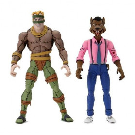 Neca - TMNT - Tartarughe Ninja - Pack 2 figure Rat King & Vernon