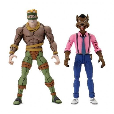 Neca - TMNT - Tartarughe Ninja - Pack 2 figure Rat King & Vernon