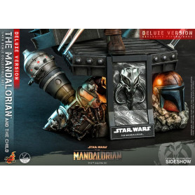 Hot Toys Star Wars - Il Mandaloriano e il bambino Deluxe 1/4