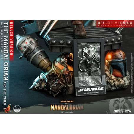 Hot Toys Star Wars - Il Mandaloriano e il bambino Deluxe 1/4