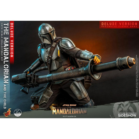 Hot Toys Star Wars - Il Mandaloriano e il bambino Deluxe 1/4