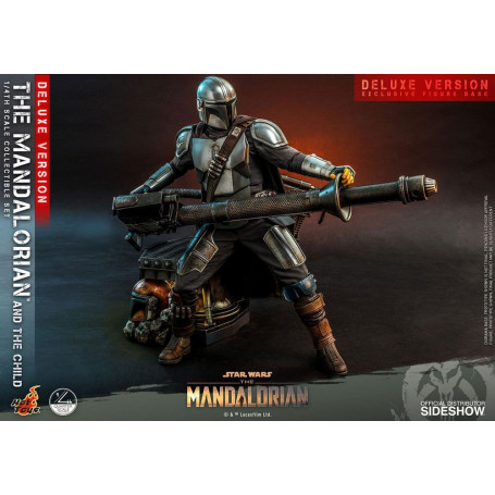 Hot Toys Star Wars - Il Mandaloriano e il bambino Deluxe 1/4