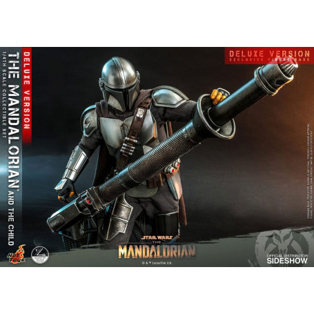 Hot Toys Star Wars - Il Mandaloriano e il bambino Deluxe 1/4