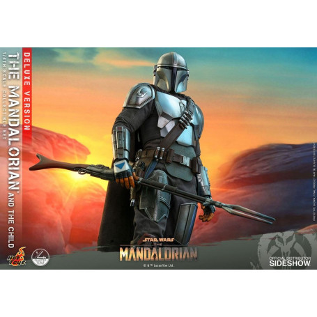 Hot Toys Star Wars - Il Mandaloriano e il bambino Deluxe 1/4