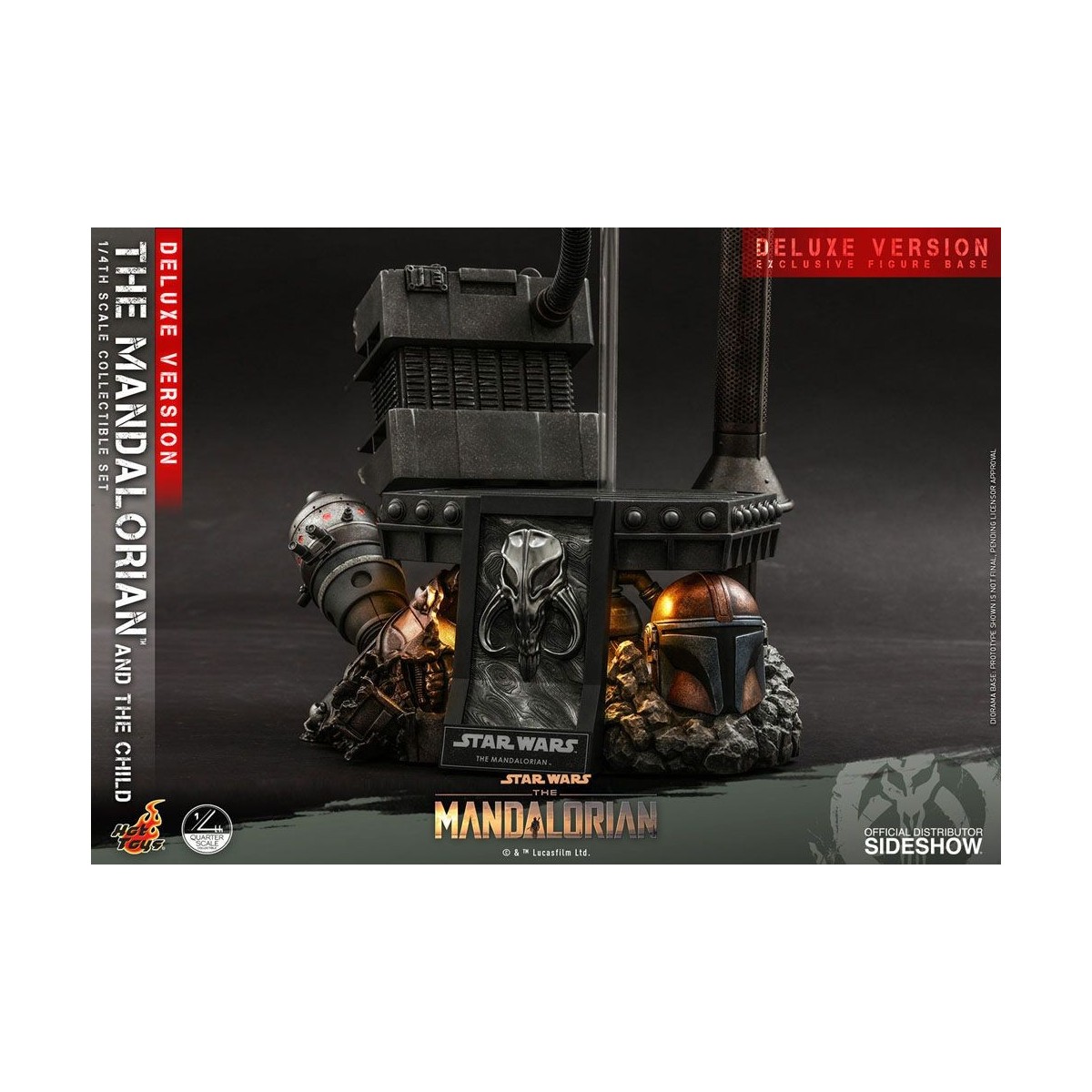 Hot Toys Star Wars - Il Mandaloriano e il bambino Deluxe 1/4