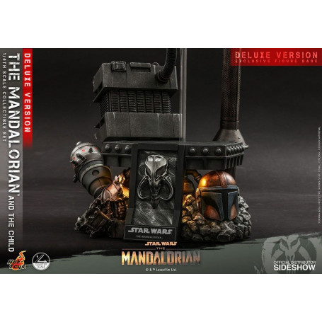 Hot Toys Star Wars - Il Mandaloriano e il bambino Deluxe 1/4