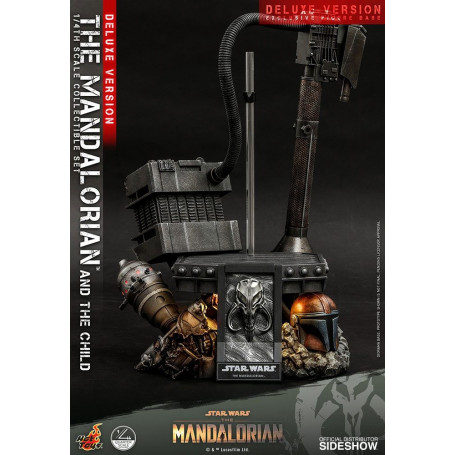 Hot Toys Star Wars - Il Mandaloriano e il bambino Deluxe 1/4