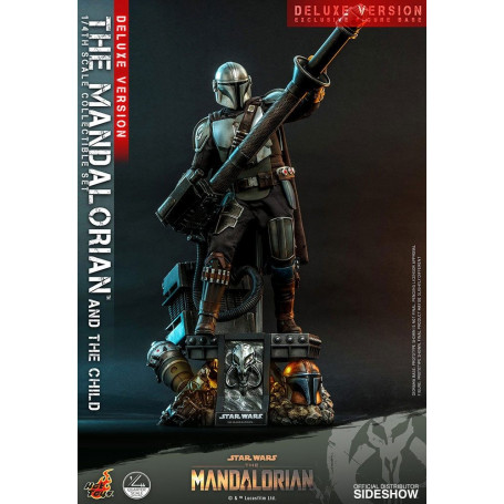 Hot Toys Star Wars - Il Mandaloriano e il bambino Deluxe 1/4