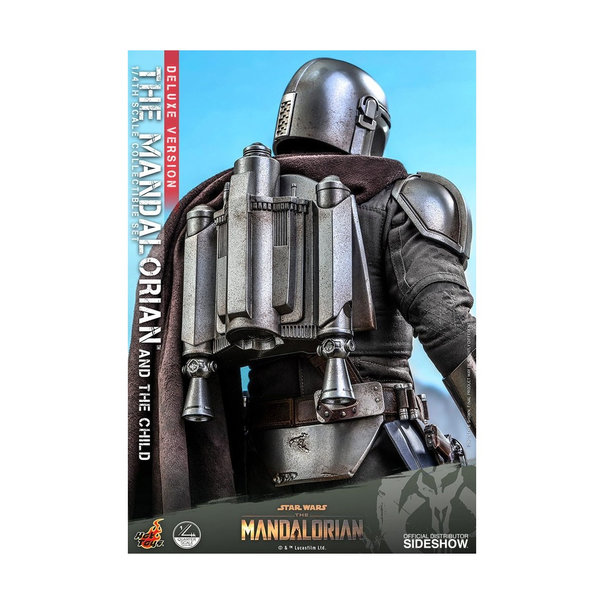 Hot Toys Star Wars - Il Mandaloriano e il bambino Deluxe 1/4