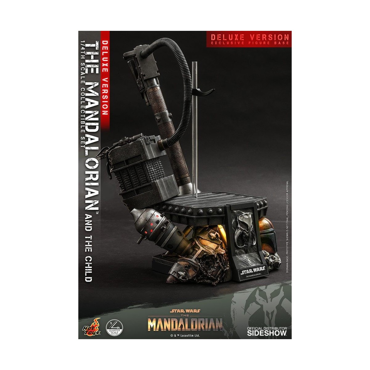 Hot Toys Star Wars - Il Mandaloriano e il bambino Deluxe 1/4