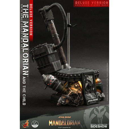 Hot Toys Star Wars - Il Mandaloriano e il bambino Deluxe 1/4