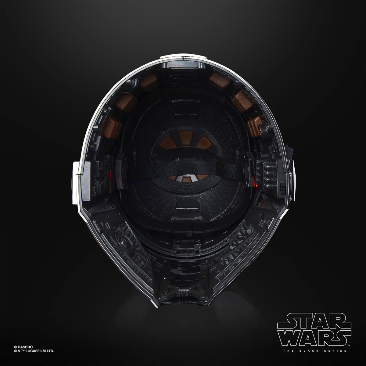 Hasbro - Il Casco Mandaloriano - Star Wars Casco Serie Nero Serie Casco 1:1 Replica Premium