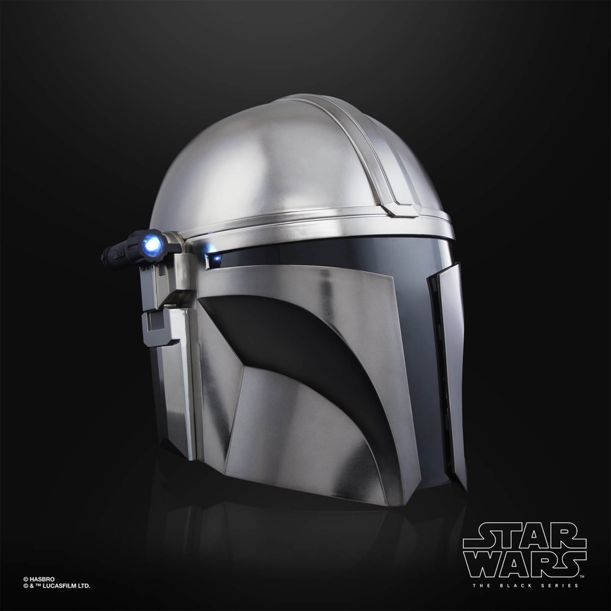 Hasbro - Il Casco Mandaloriano - Star Wars Casco Serie Nero Serie Casco 1:1 Replica Premium