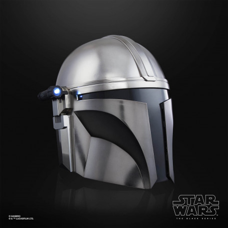 Hasbro - Il Casco Mandaloriano - Star Wars Casco Serie Nero Serie Casco 1:1 Replica Premium