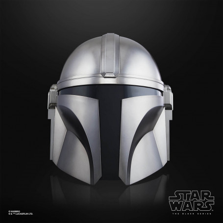 Hasbro - Il Casco Mandaloriano - Star Wars Casco Serie Nero Serie Casco 1:1 Replica Premium