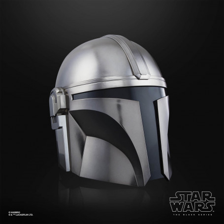 Hasbro - Il Casco Mandaloriano - Star Wars Casco Serie Nero Serie Casco 1:1 Replica Premium