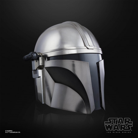 Hasbro - Il Casco Mandaloriano - Star Wars Casco Serie Nero Serie Casco 1:1 Replica Premium
