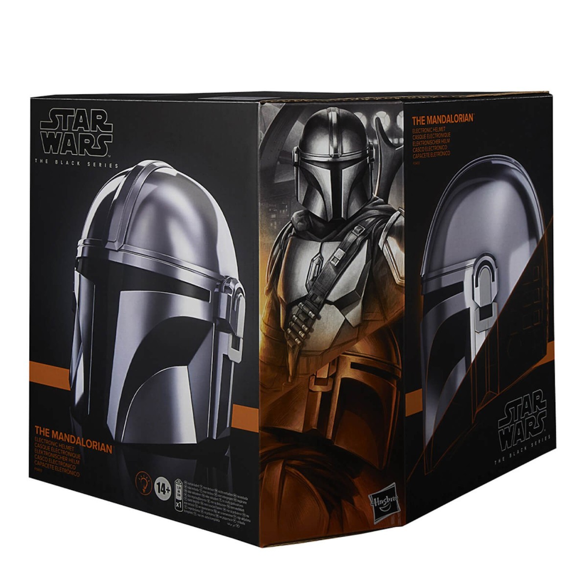 Hasbro - Il Casco Mandaloriano - Star Wars Casco Serie Nero Serie Casco 1:1 Replica Premium