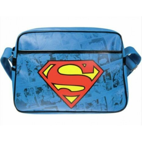 DC Comics - Superman Borsa a tracolla con logo ufficiale