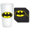 DC Comics - Batman Dark Knight - Maxi Glass e sottobicchieri