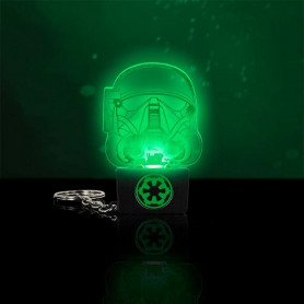 Paladone - Guerre stellari - Portachiavi illuminati Death Trooper