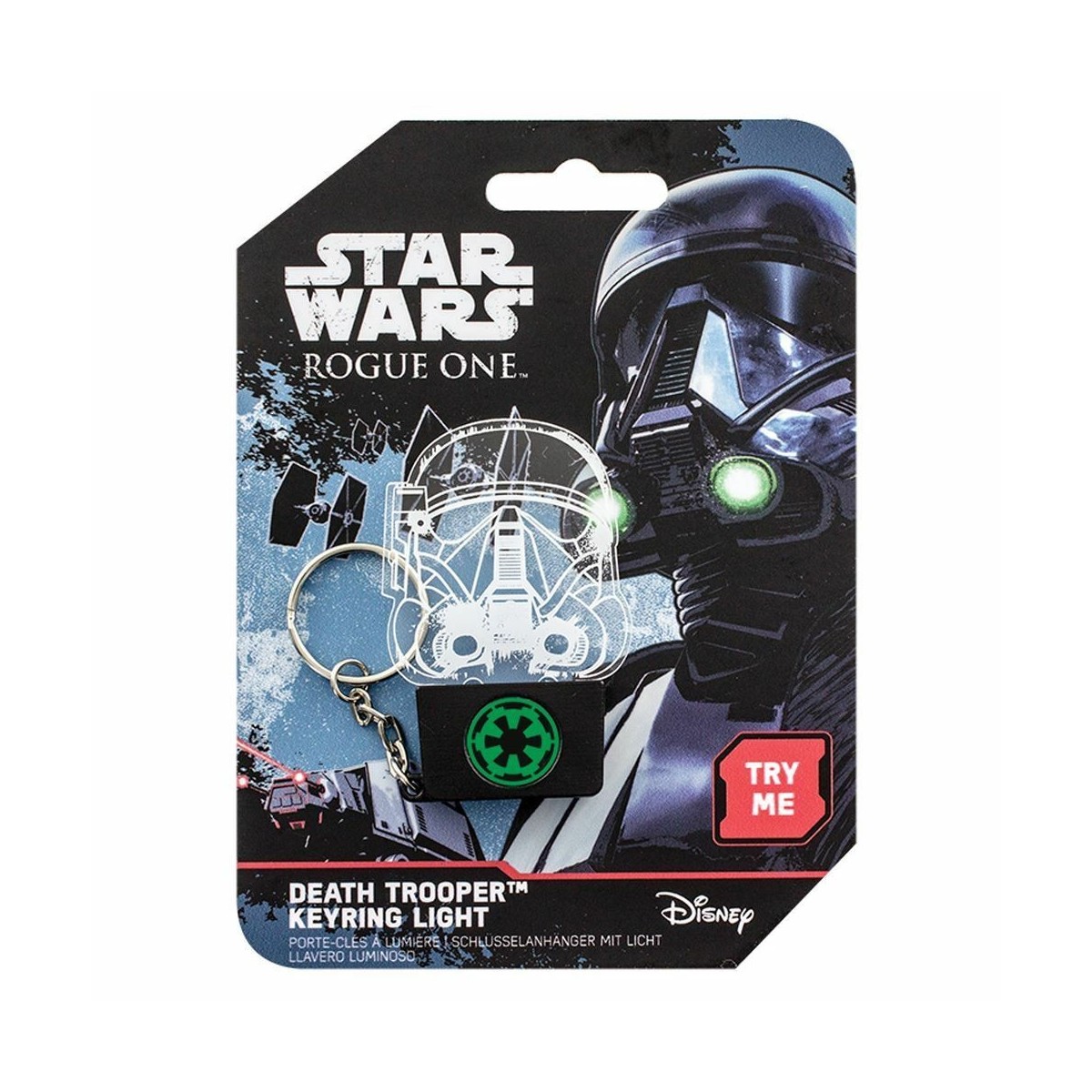 Paladone - Guerre stellari - Portachiavi illuminati Death Trooper