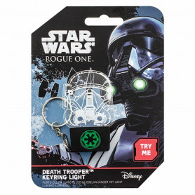 Paladone - Guerre stellari - Portachiavi illuminati Death Trooper