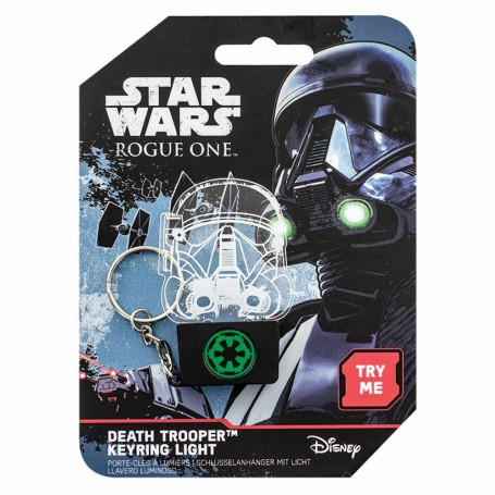 Paladone - Guerre stellari - Portachiavi illuminati Death Trooper