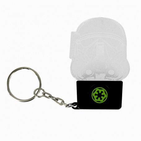 Paladone - Guerre stellari - Portachiavi illuminati Death Trooper