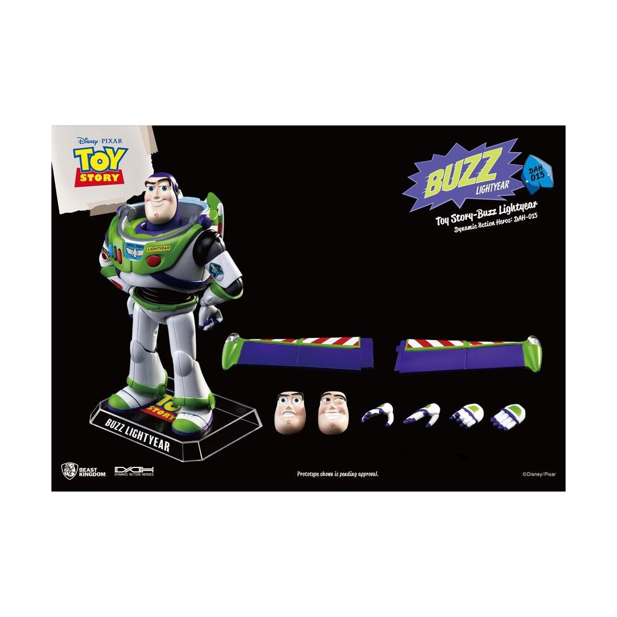 Regno delle bestie - Toy Story Buzz Lightyear - Action Heroes dinamico 1/9 action figure