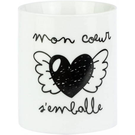 Tazza di ceramica Il mio cuore corre