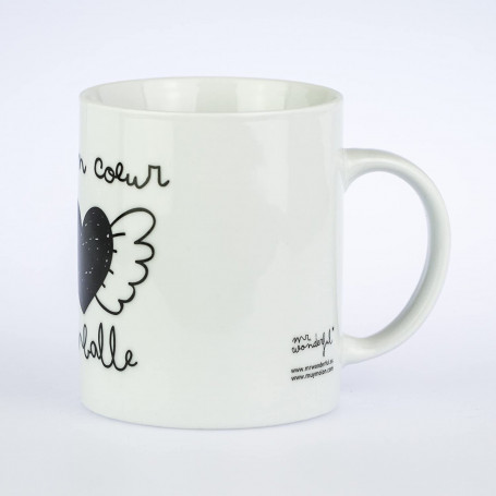 Tazza di ceramica Il mio cuore corre