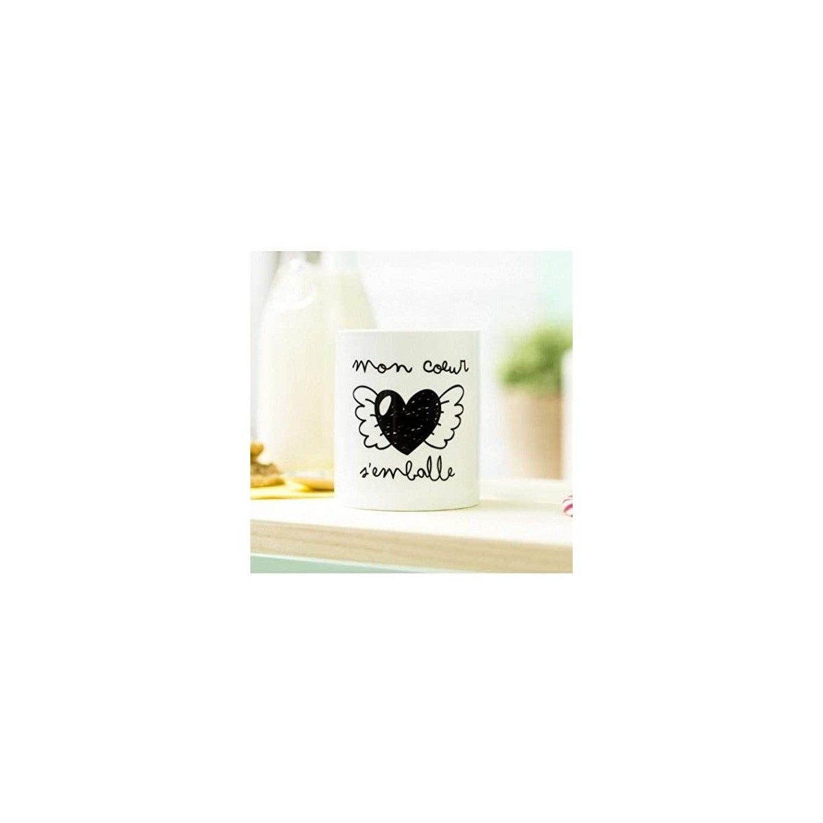 Tazza di ceramica Il mio cuore corre